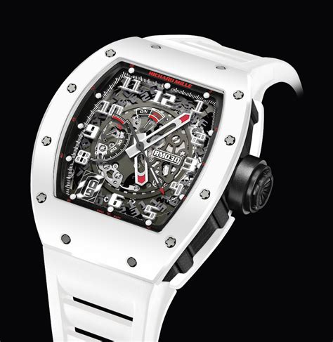 richard mille white|white richard mille price.